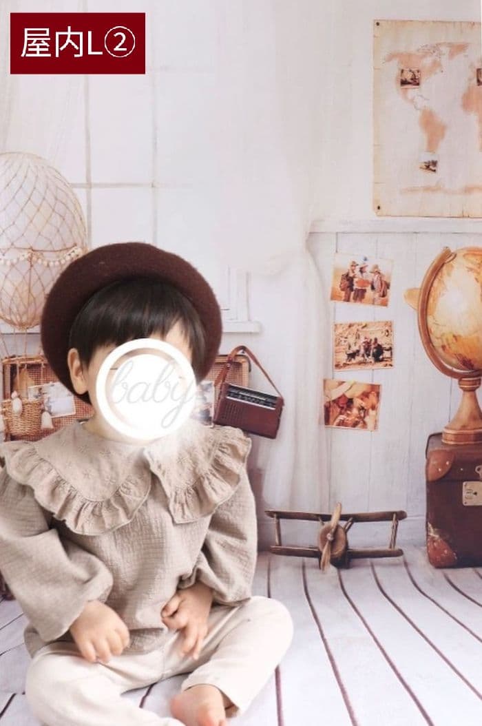 背景布【　屋内N　】サンプル　ニューボーンフォト、ペット、キッズ、ドール撮影用