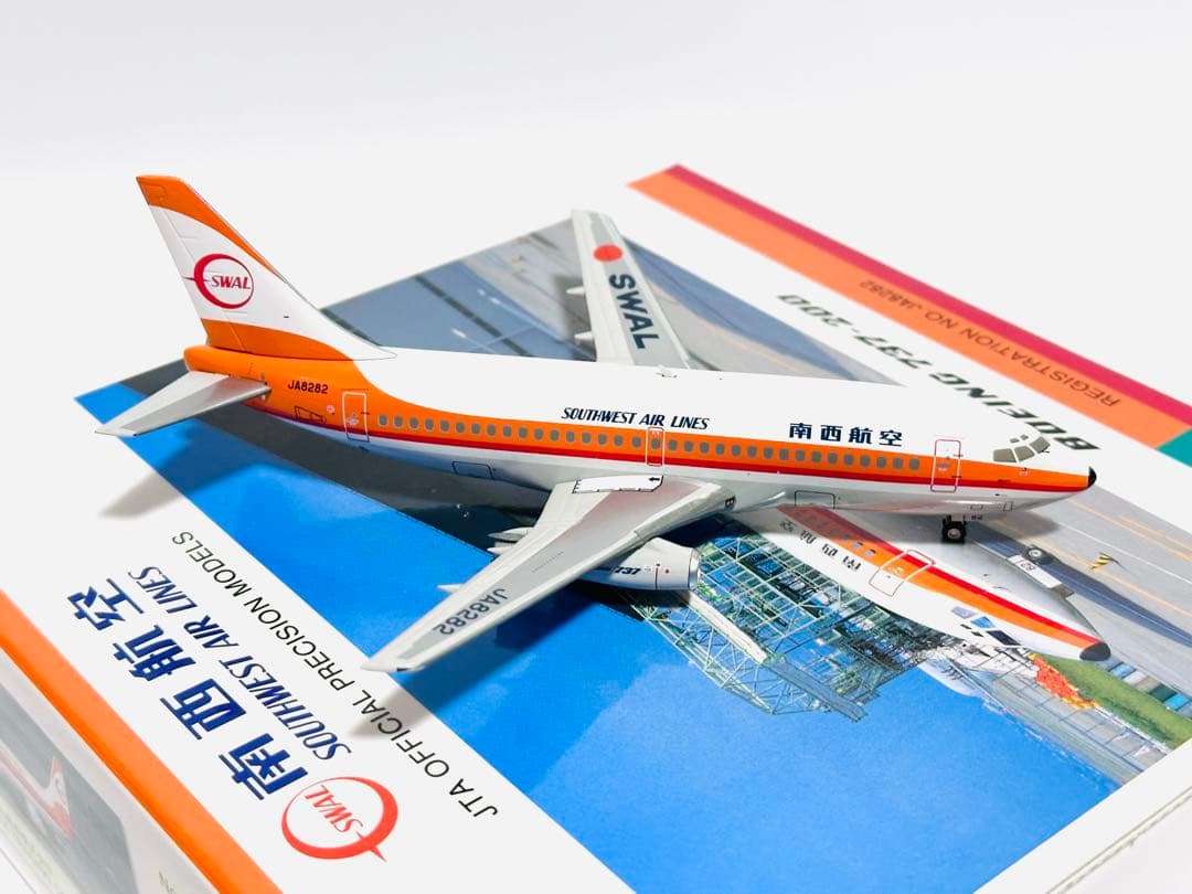 JTA商事 1/200 B737-200 南西航空SWAL ダイキャストモデル