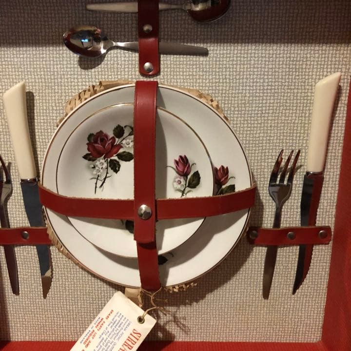 ◆ 60s SIRRAM ビンテージ ピクニック ティー セット イギリス ◆