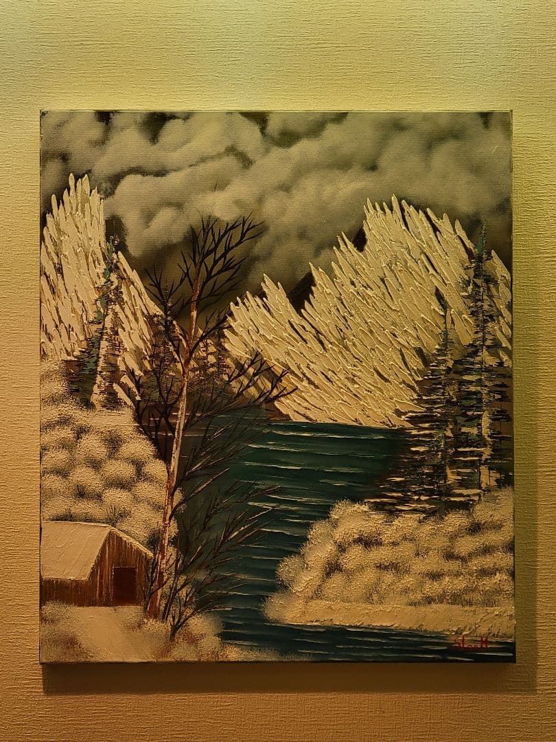 絵画 Winter Mountain