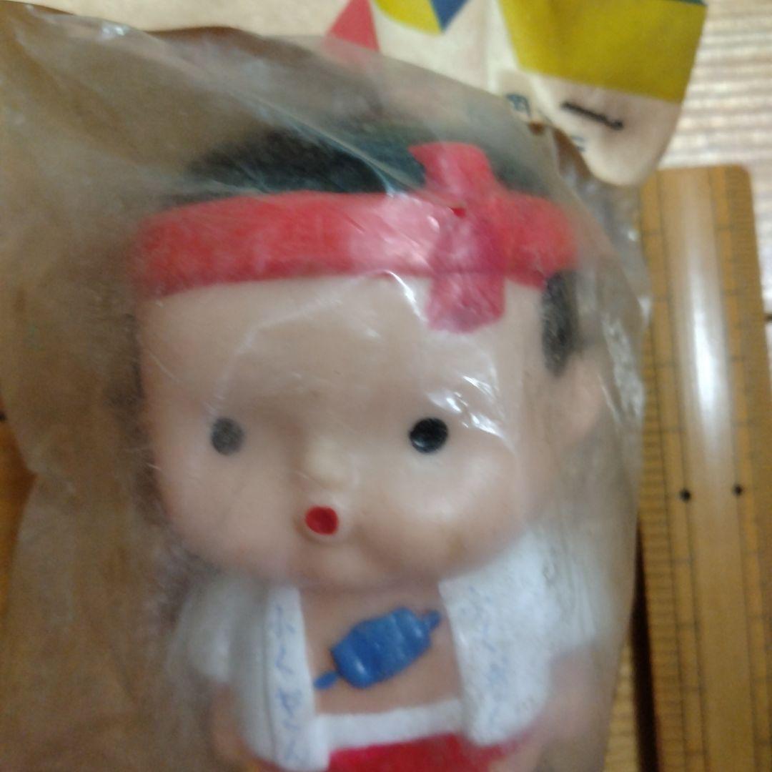 福岡銀行 おもちゃの人形　貯金箱　レトロ