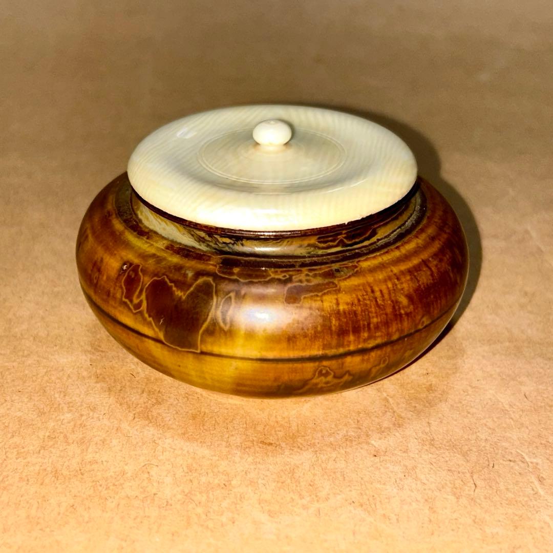 高取焼 八仙 茶入 茶道具 煎茶道具