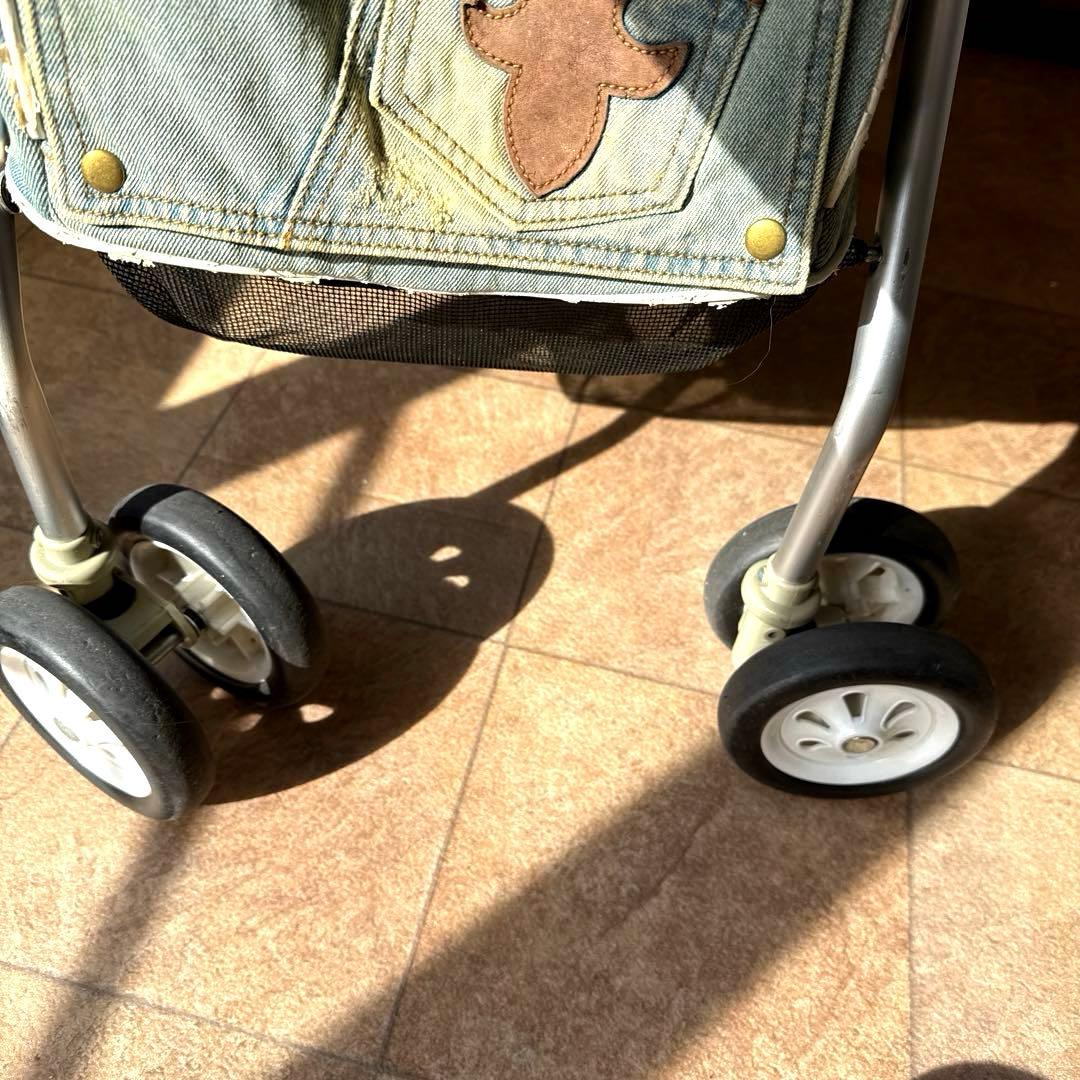 MotherCartマザーカート2段式プレミアムカートダメージデニム