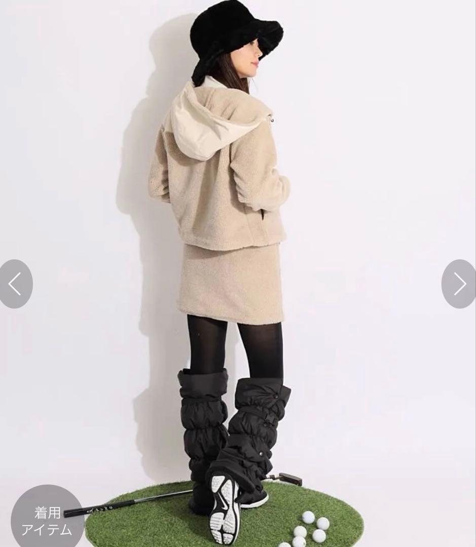 CPG GOLF シーピージーゴルフ 合皮切替ボアスカート 定価3.9万円