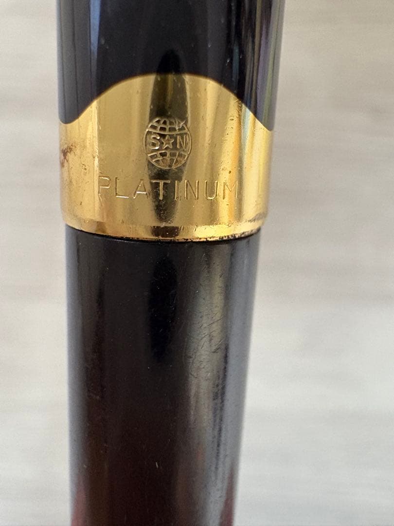 プラチナ万年筆　パイロット万年筆　エリート　ペン先18k 2本セット