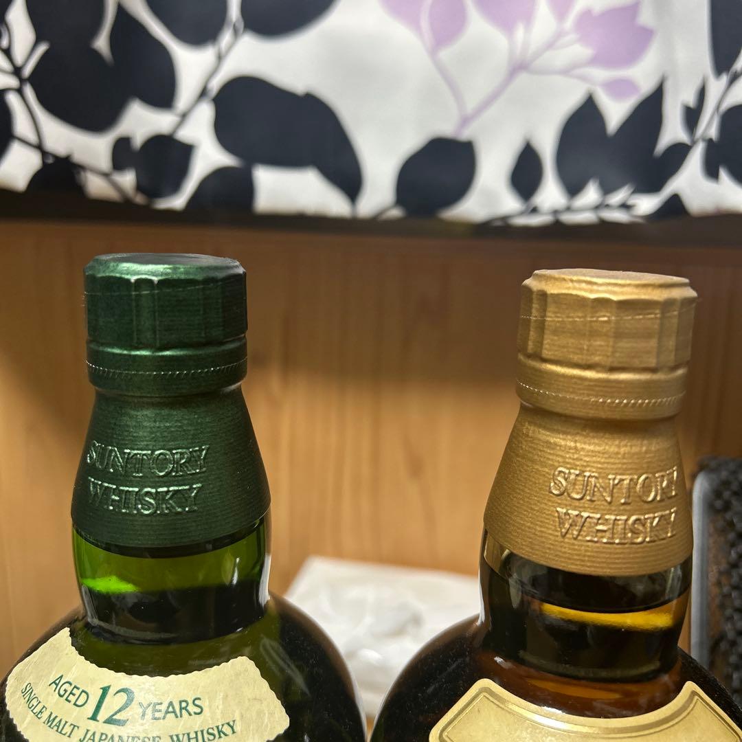 サントリー 白州 12年 & 山崎 12年セット