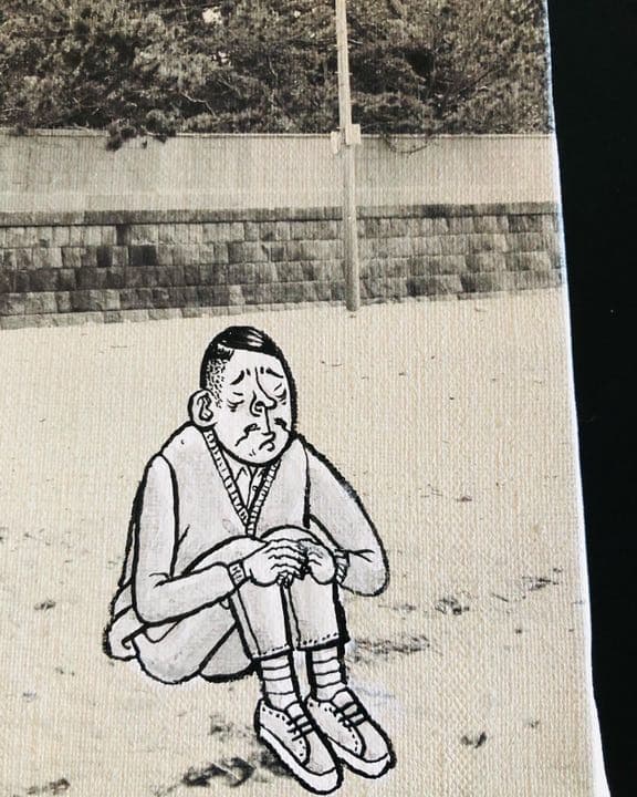 ESOW 原画  2点 SET --- 代官山 TSUTAYA展示作品