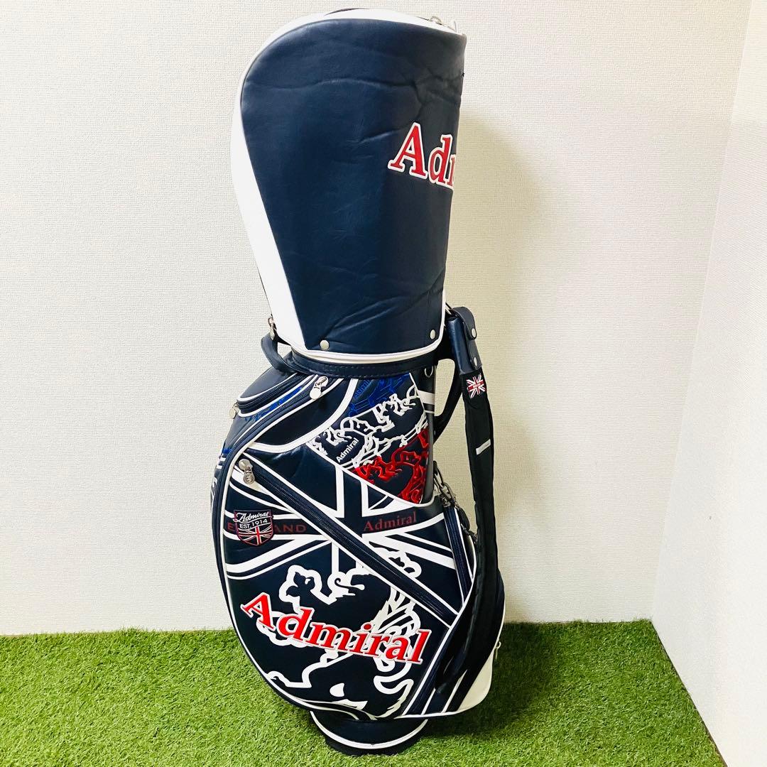アドミラル キャディバッグ ユニオンジャック 風デザイン カート式 メンズ 国旗