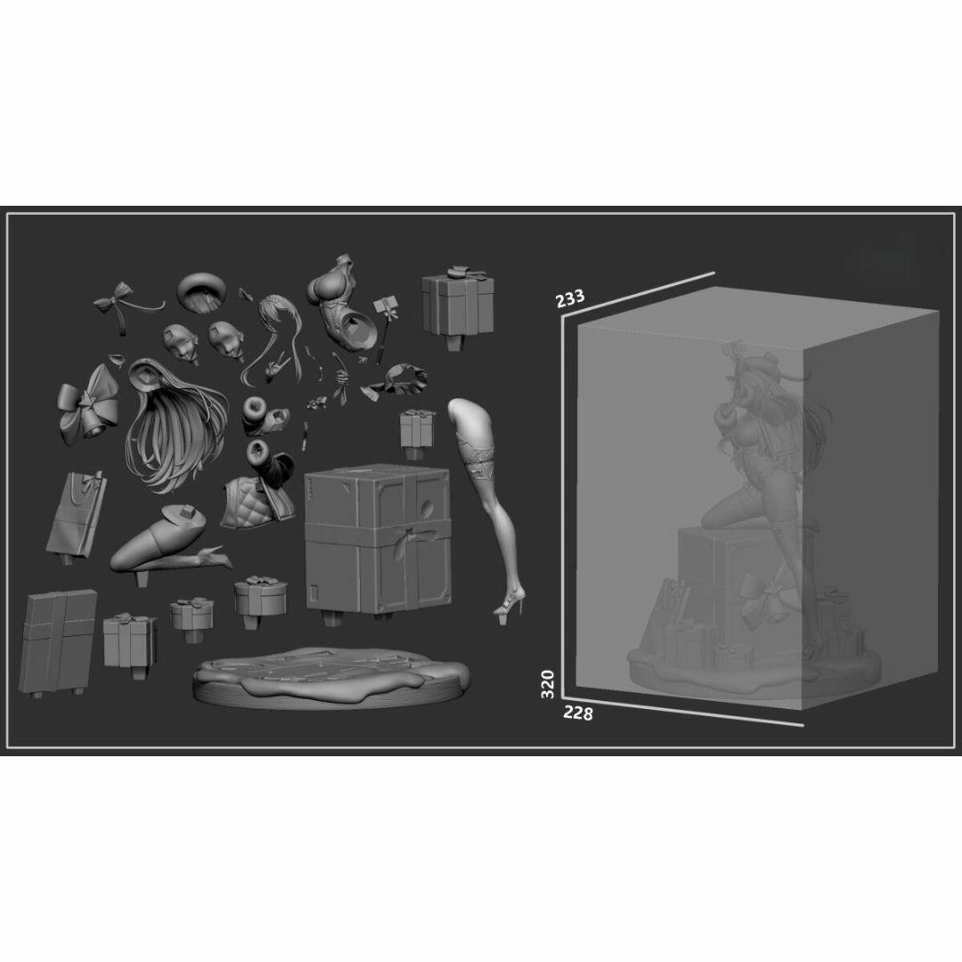 ガレージキット　勝利の女神：NIKKE ルピー ガレキ 未塗装未組立 ニケ