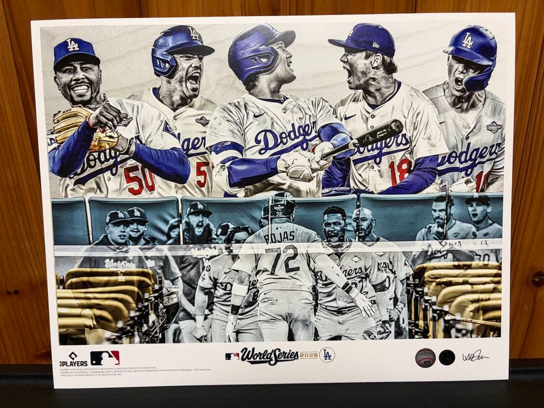 大谷翔平×Lauren Taylor 【限定】　ドジャースチャンピオンtopps