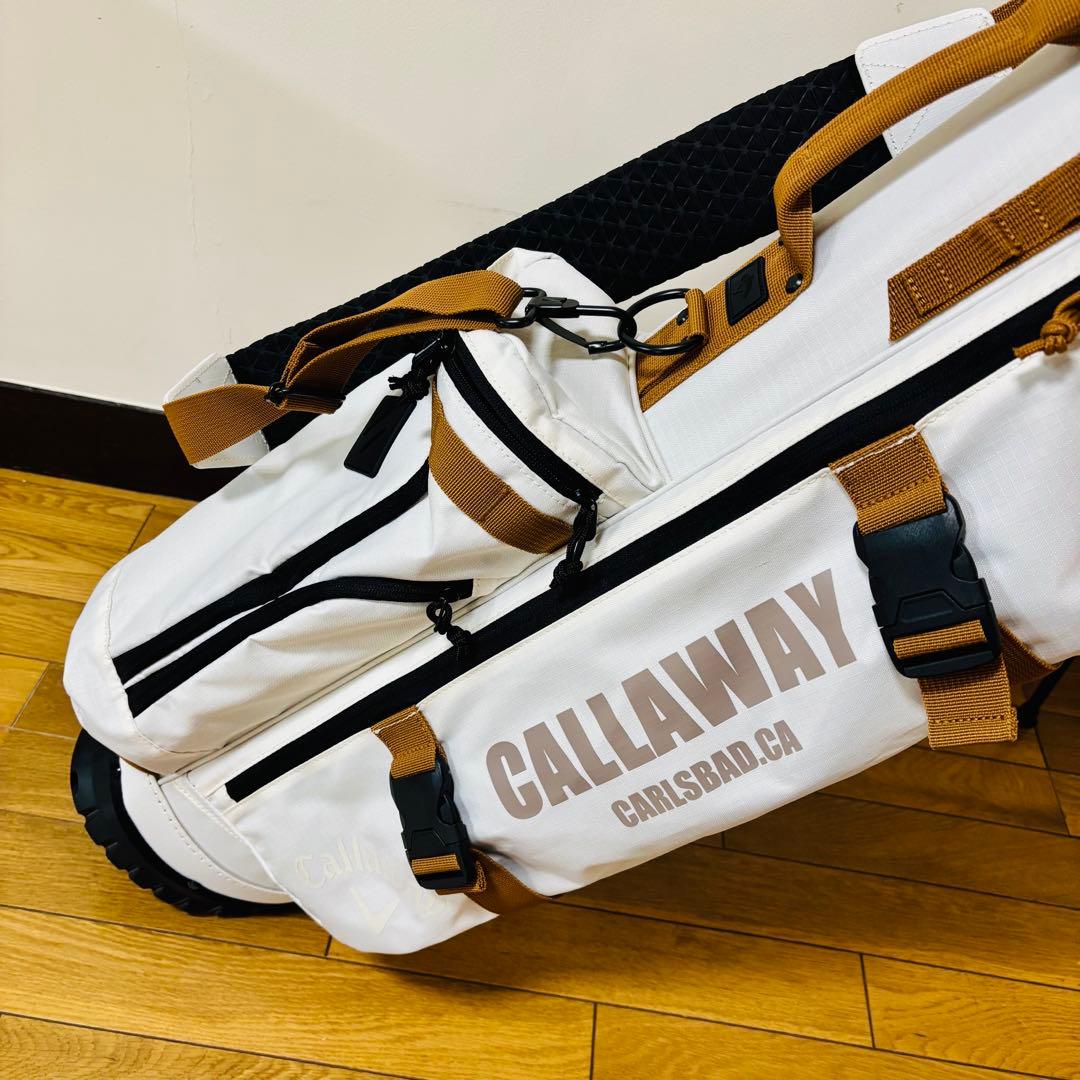 【ほぼ未使用品】CALLAWAY キャロウェイスタンド式　キャディバッグ 送料込