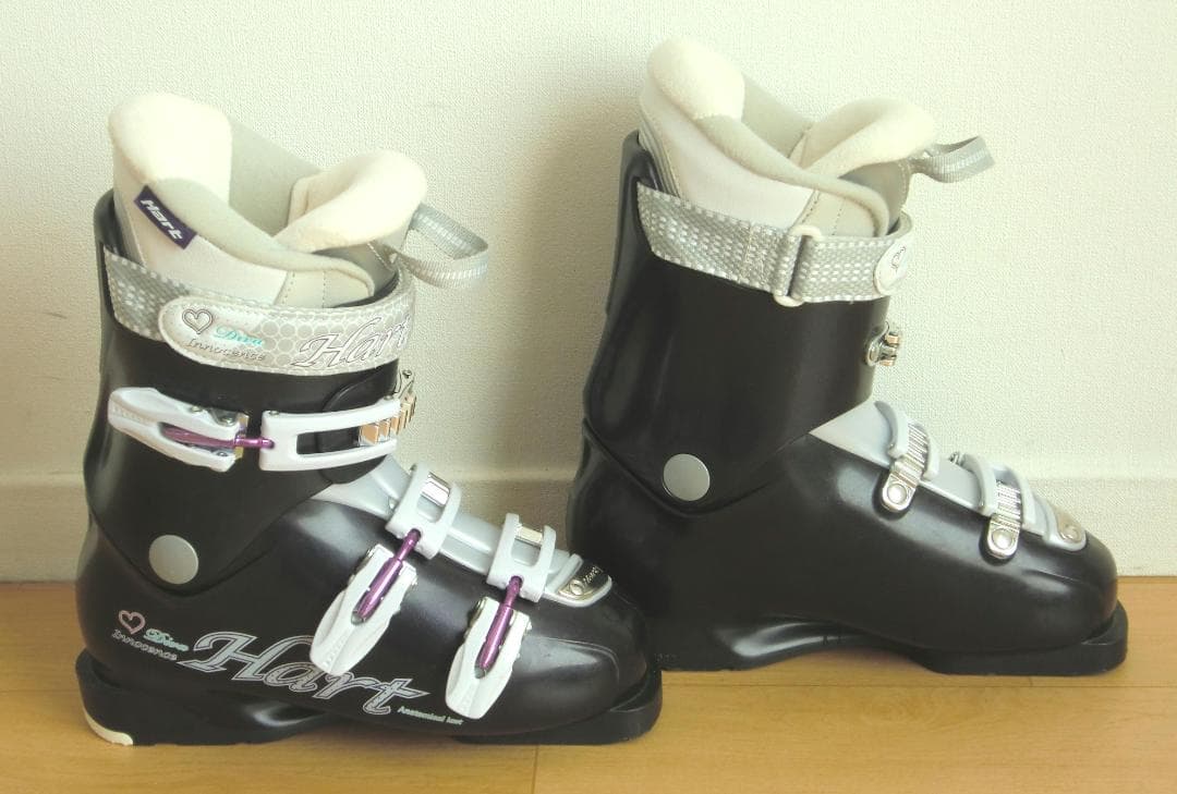 ■■1月限定■送料無料■ハート■女性用スキーセット■板145靴24■メンテ付■■