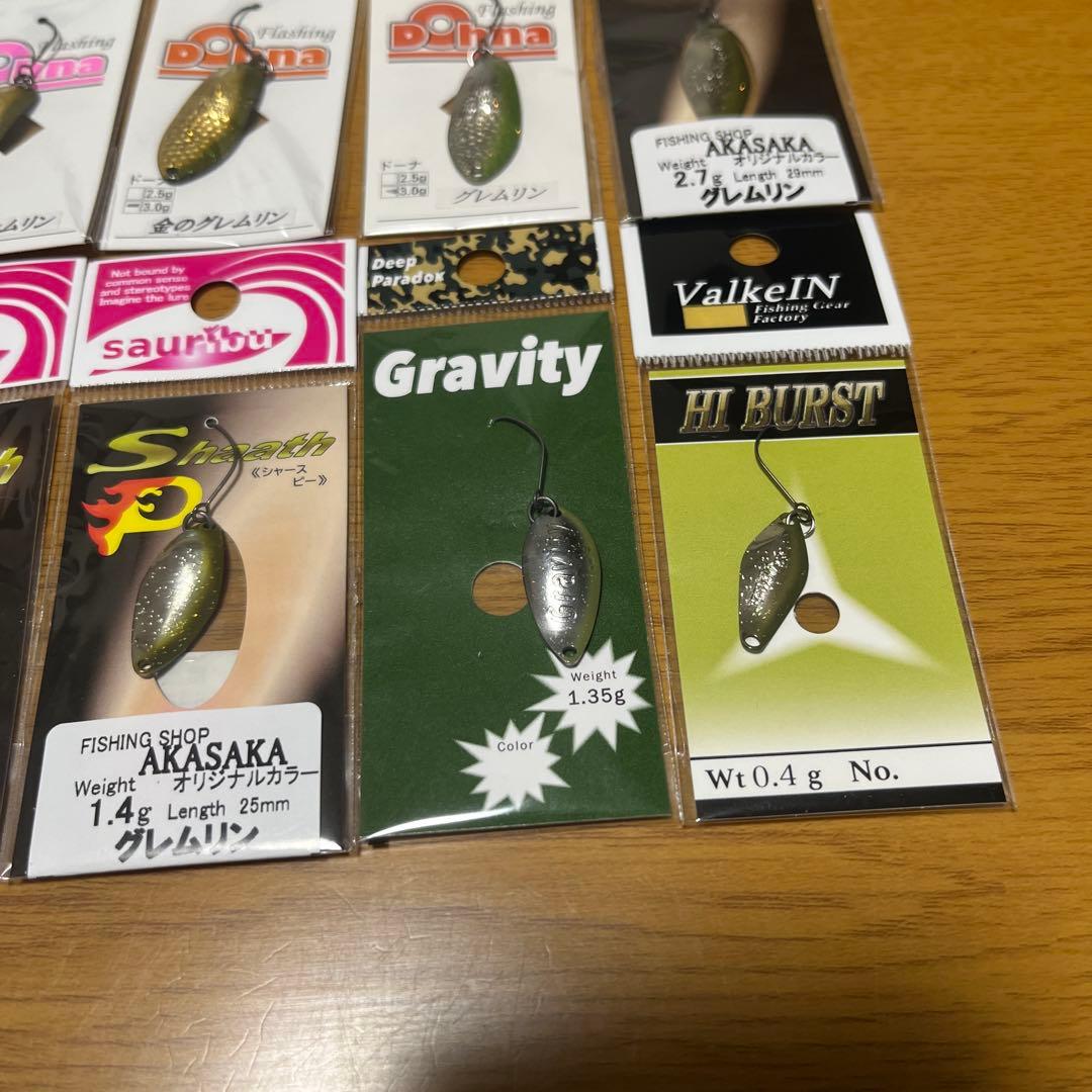 アカサカ釣具オリカラ　10枚セット