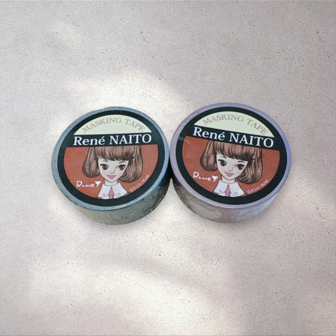 内藤ルネ アートパネル ノート チケットホルダー クリアファイル バッグ テープ