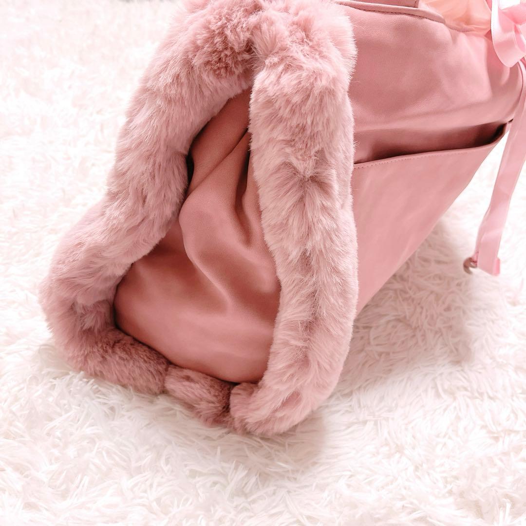 CIRCUS CIRCURS ファー キャリー バッグ トート ふわふわ ピンク