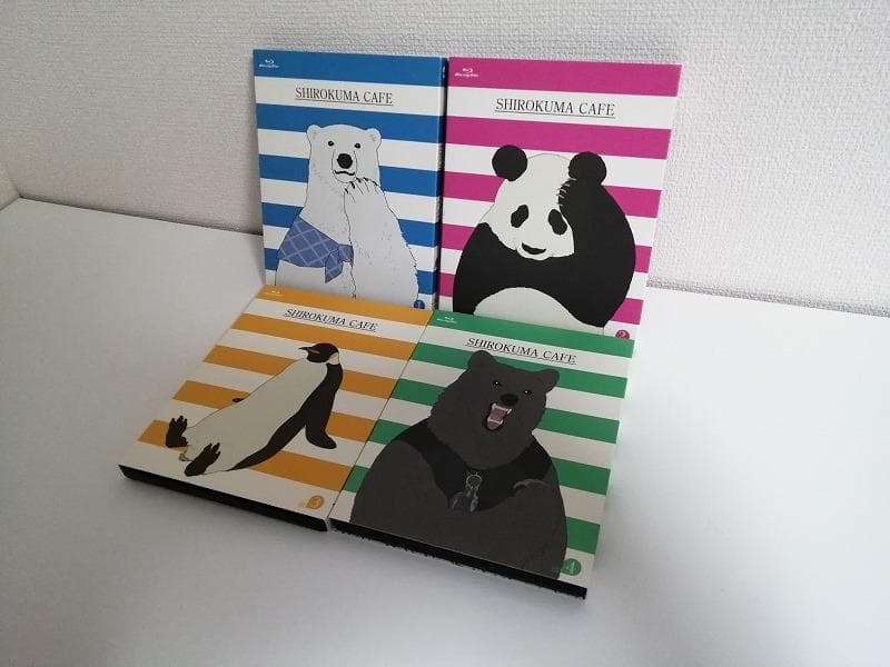 【特典欠品】しろくまカフェ アニメイト限定版　blu-ray 全13巻セット