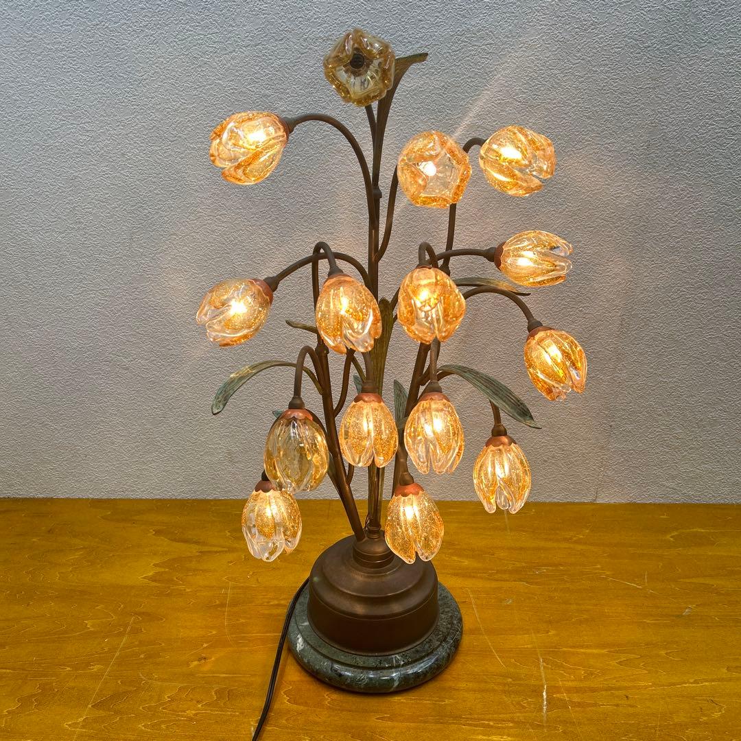 4362 オリジナーレ社■ムラーノガラス/テーブルランプ/真鍮/24万