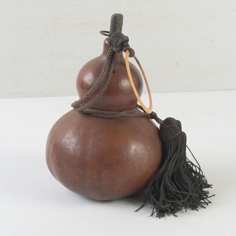 時代提げ物　古瓢箪　徳利　根付　薬入　D　9805