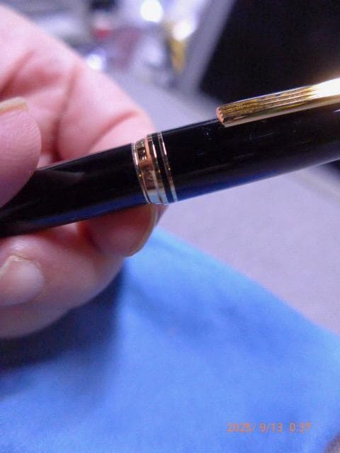 パイロット デラックス　14K ペン先 ブラック×ゴールド