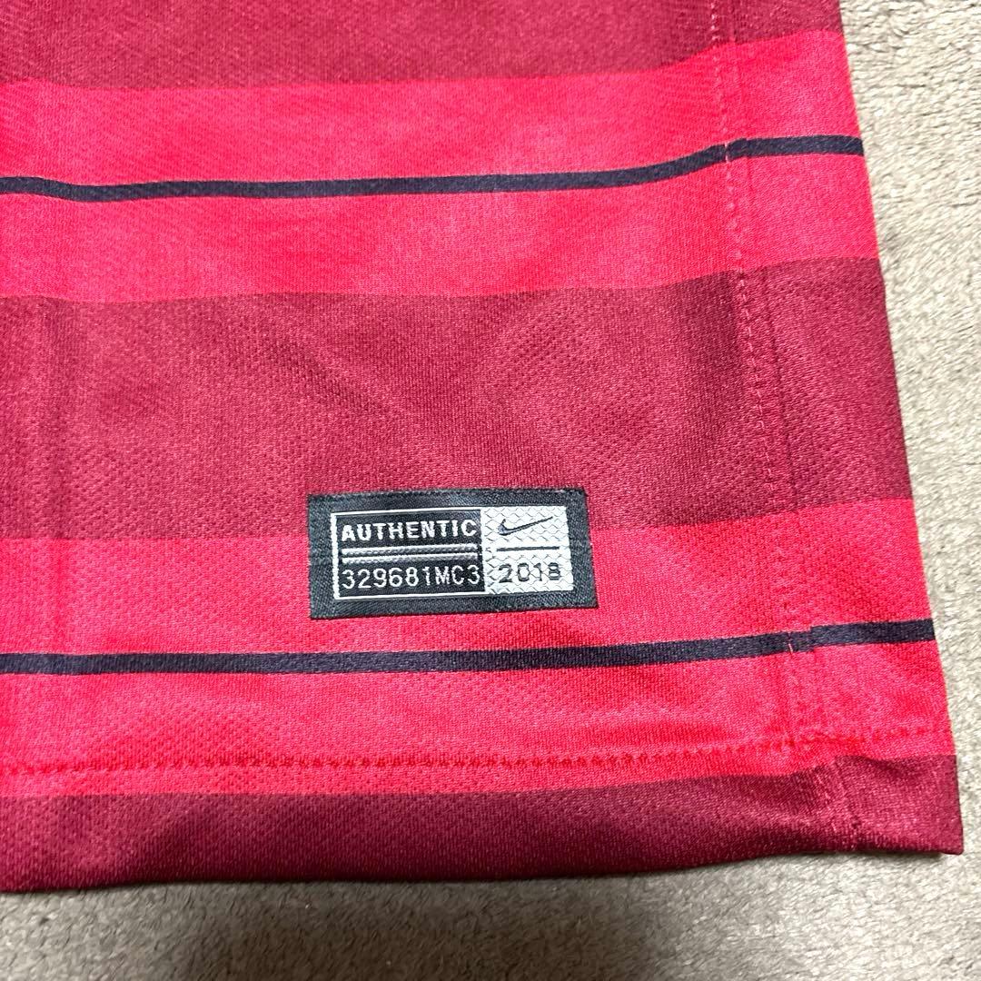 【美品】鹿島アントラーズ 昌子源 背番号3 2018 ホーム ナイキ Lサイズ