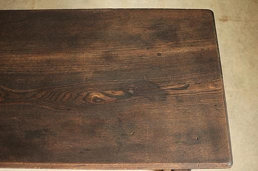 味のある木製のテーブル　ちゃぶ台　古家具　古民家