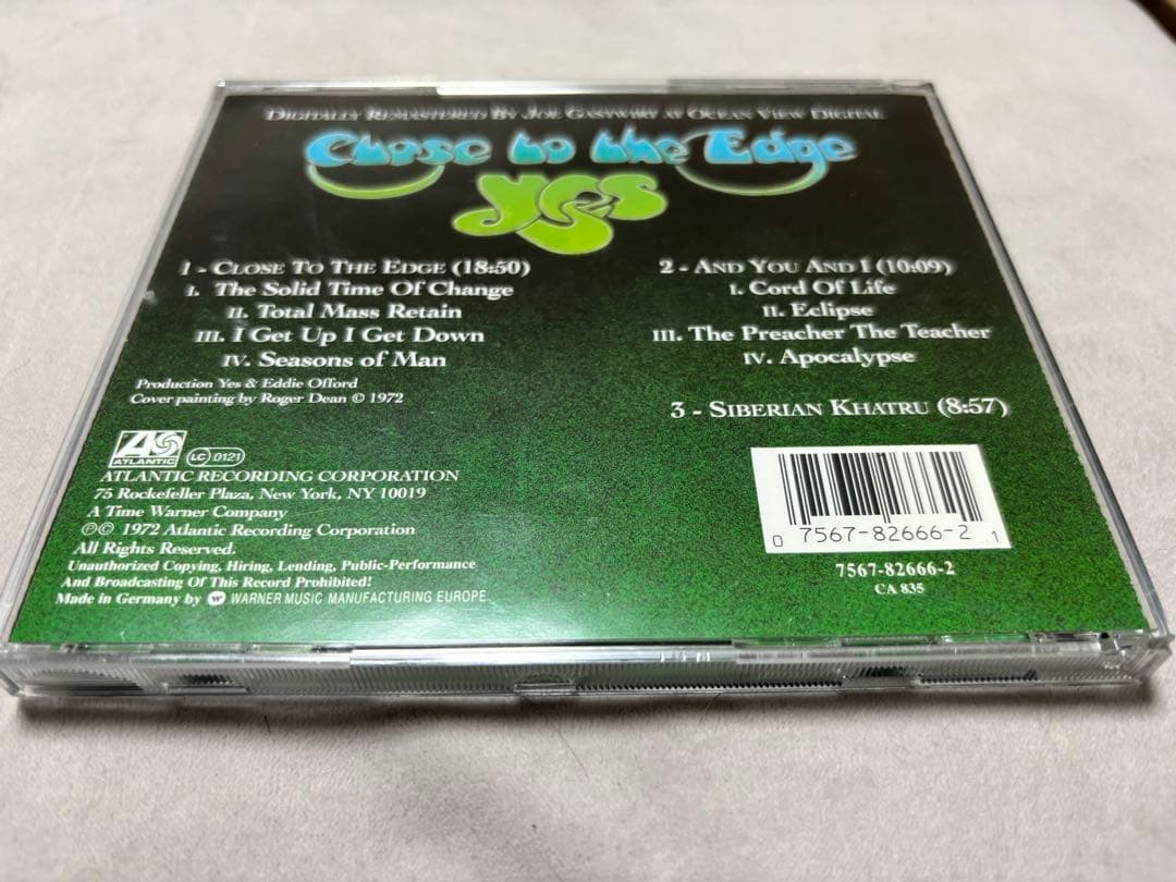 レア　yes 直筆サインCD Jon Anderson Chris Squire