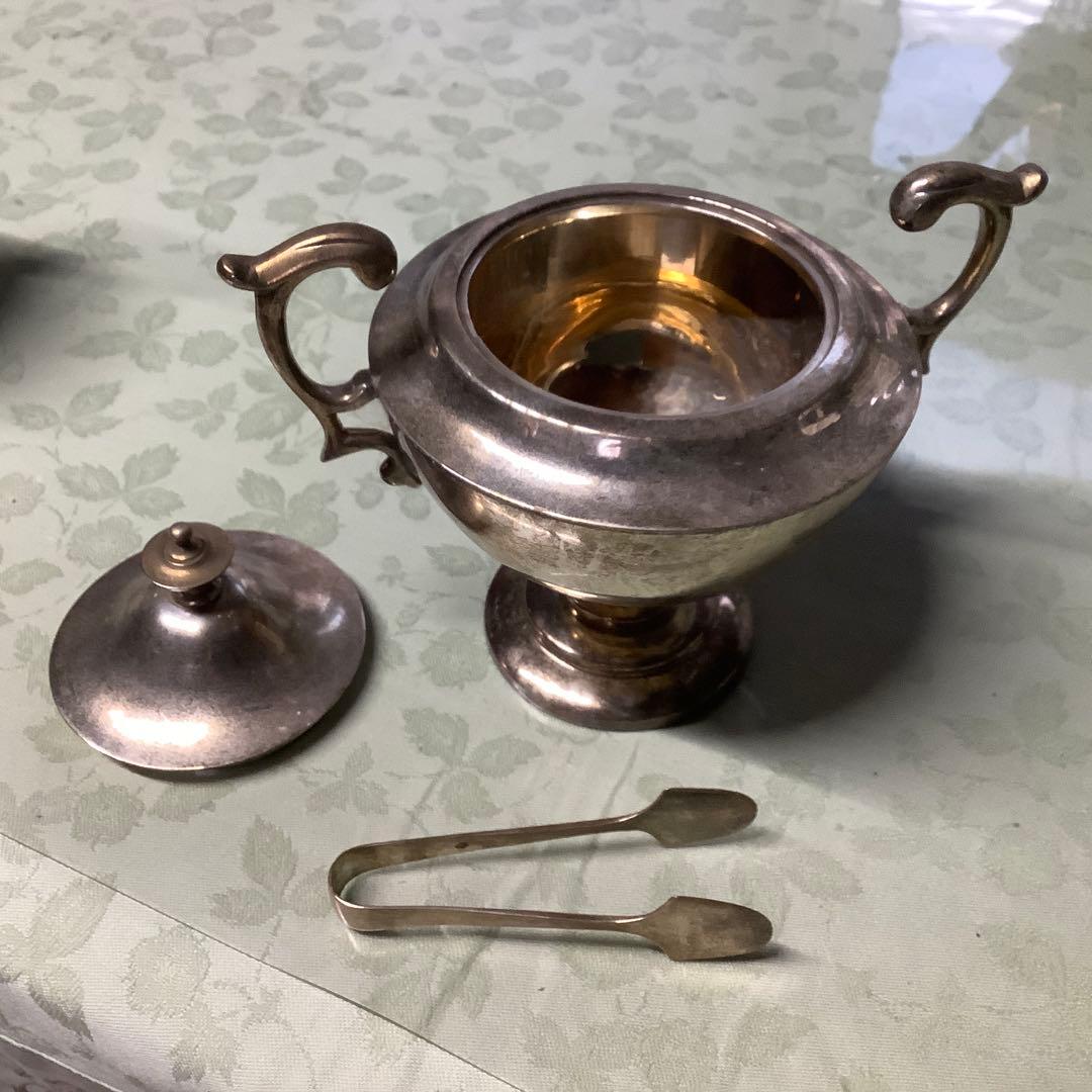 クラシック洋式銀鍍金ティーセット