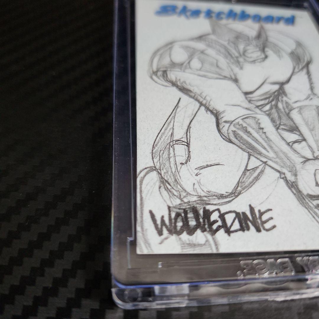1998　skyBox　Sketchboard　blue　ウルヴァリン　青