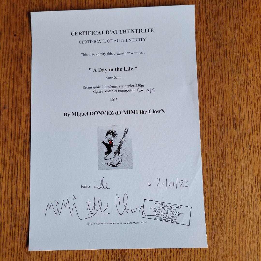 mimi the clown /シルクスクリーン