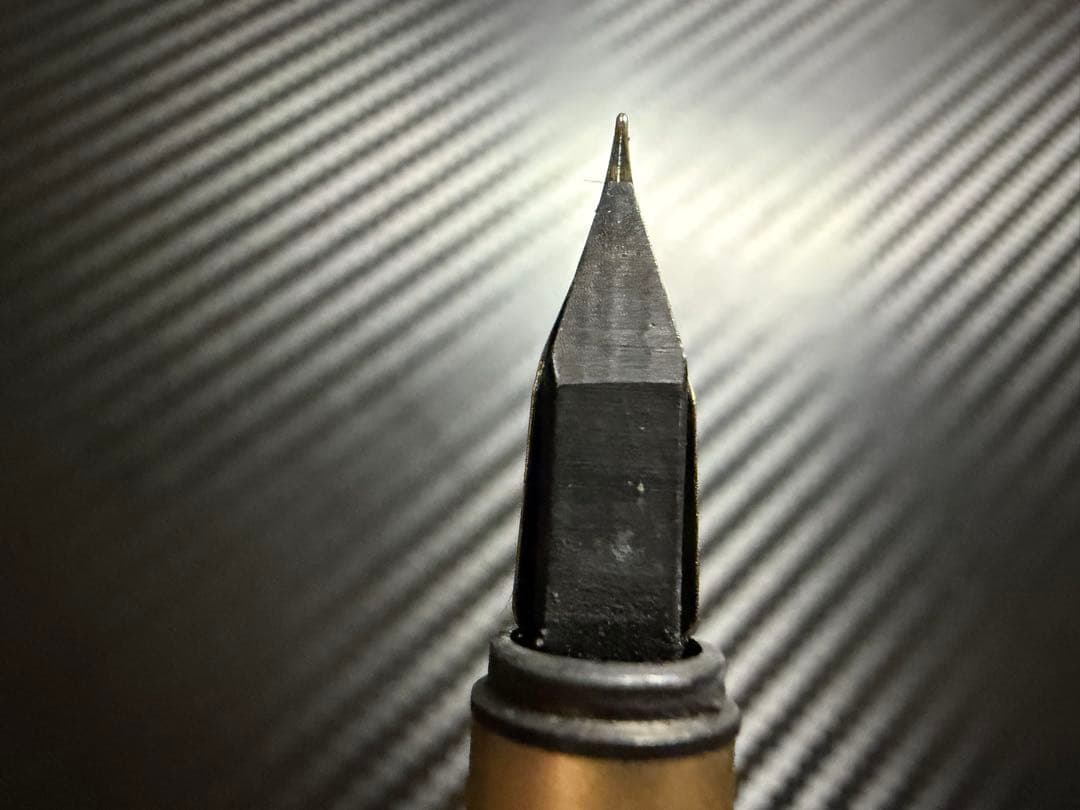 極美品 エボナイト芯 モンブラン ノブレスゴールド 万年筆 EF 極細字