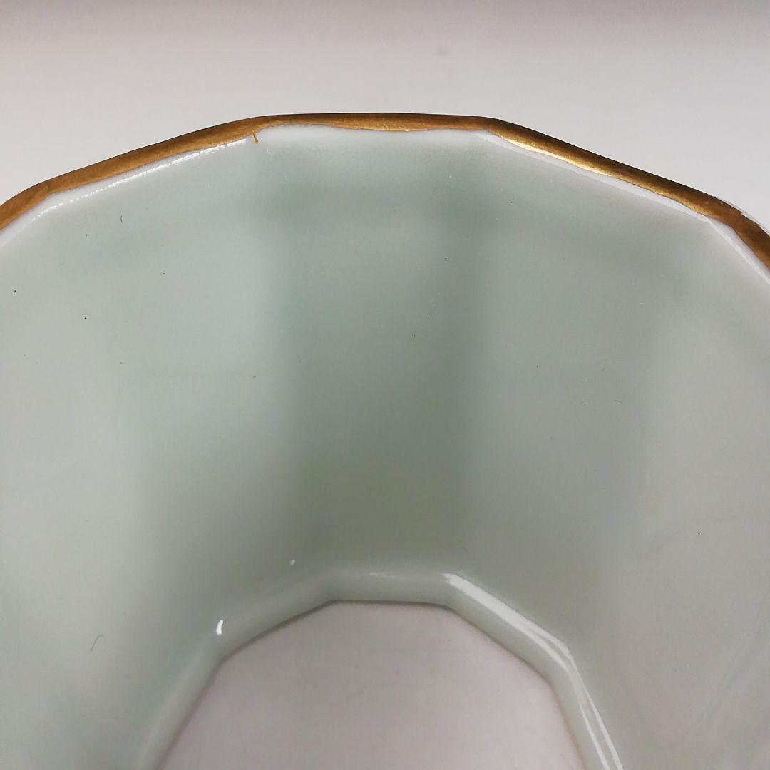 Ｔ８９７　蓋置　『染付　芒の絵』『高野昭阿弥 造』　共箱　茶道具