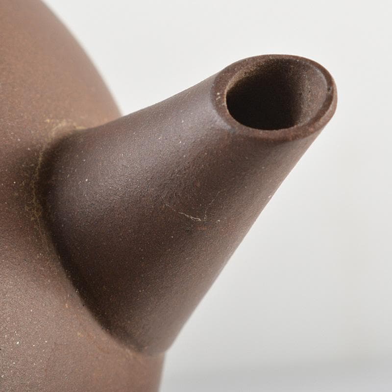 中国　紫砂　朱泥　急須　茶壷　在銘　M　R5906