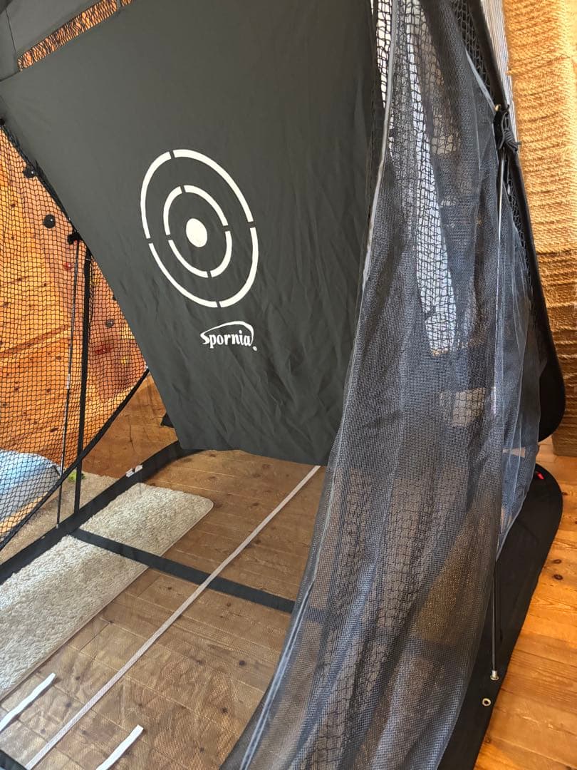 Spornia ゴルフ練習用ネット レギュラーサイズ　黒