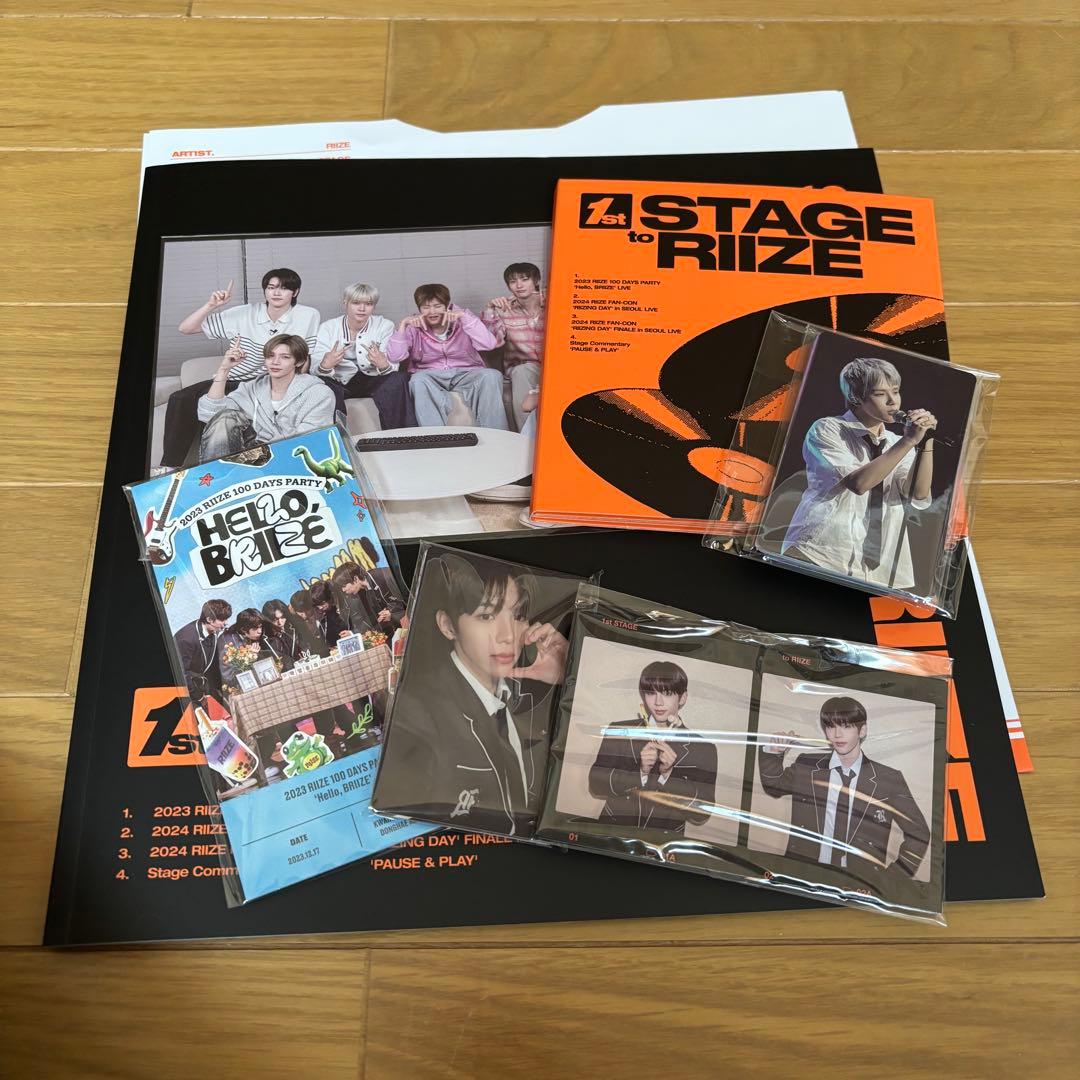 1st STAGE to RIIZE Blu-Ray 開封済