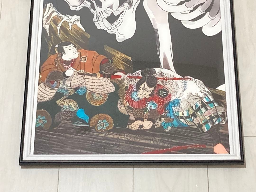 【額縁付き】A2 ポスター 3枚セット 歌川国芳 「相馬の古内裏」