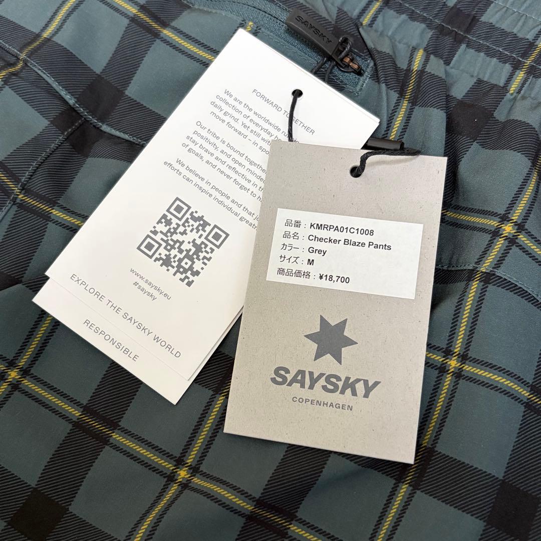 【未使用品】SAYSKY Checker Blaze PantsユニセックスM