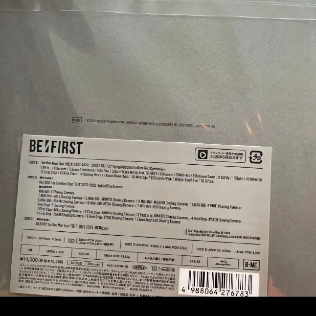 ミュージシャン BE:FIRST 1stOne Man Tour Blu-ray