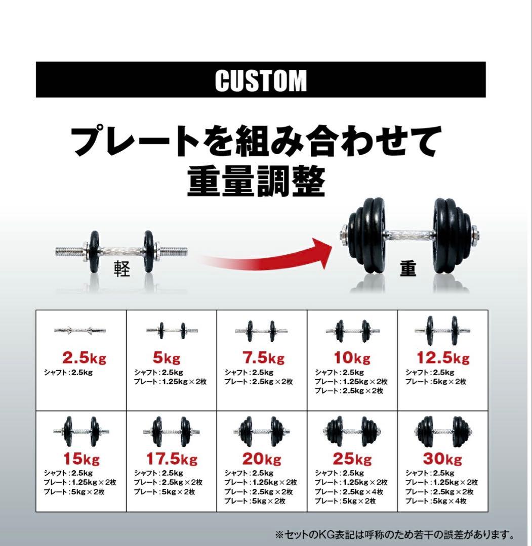 IROTEC ダンベルセット 60kg ①