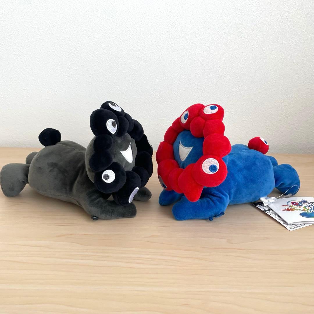 Sサイズ 黒ミャクミャク ノーマル ミャクミャク 這い型 ぬいぐるみ 万博