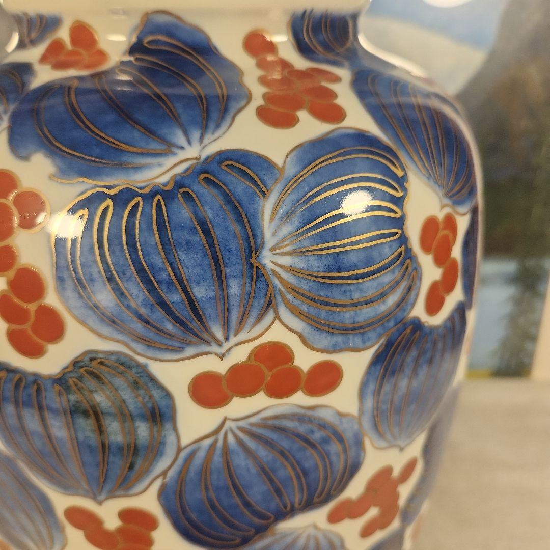 源六焼　富永源六　花瓶　明治期　骨董品