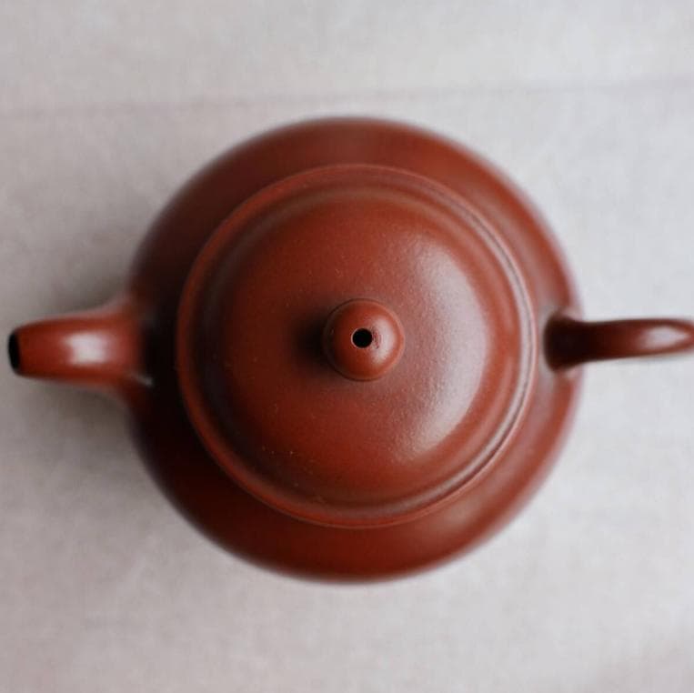 孟臣 急須 朱泥