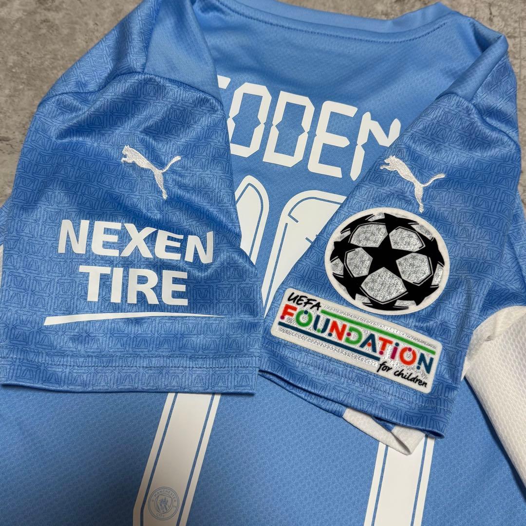 マンチェスター・シティ 21/22 #47 フォーデン ユニフォーム CL仕様