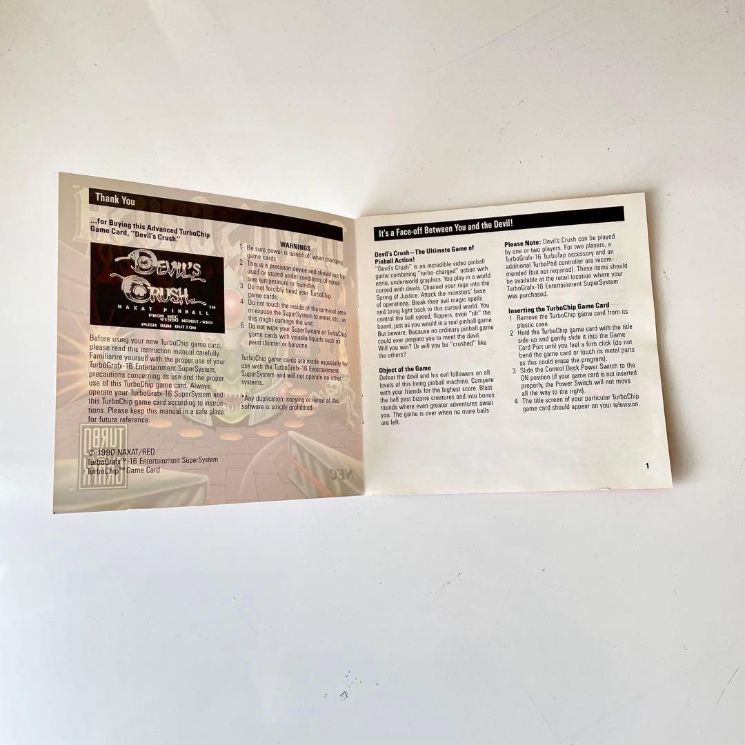 デビルクラッシュ TURBOGRAFX 16 DEVIL'S CRUSH