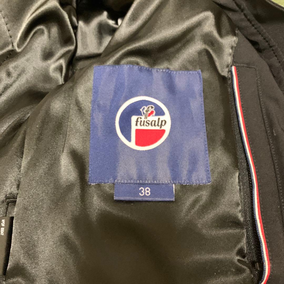 fusalp スキーウェア、ファー襟ショートパーカー　サイズM