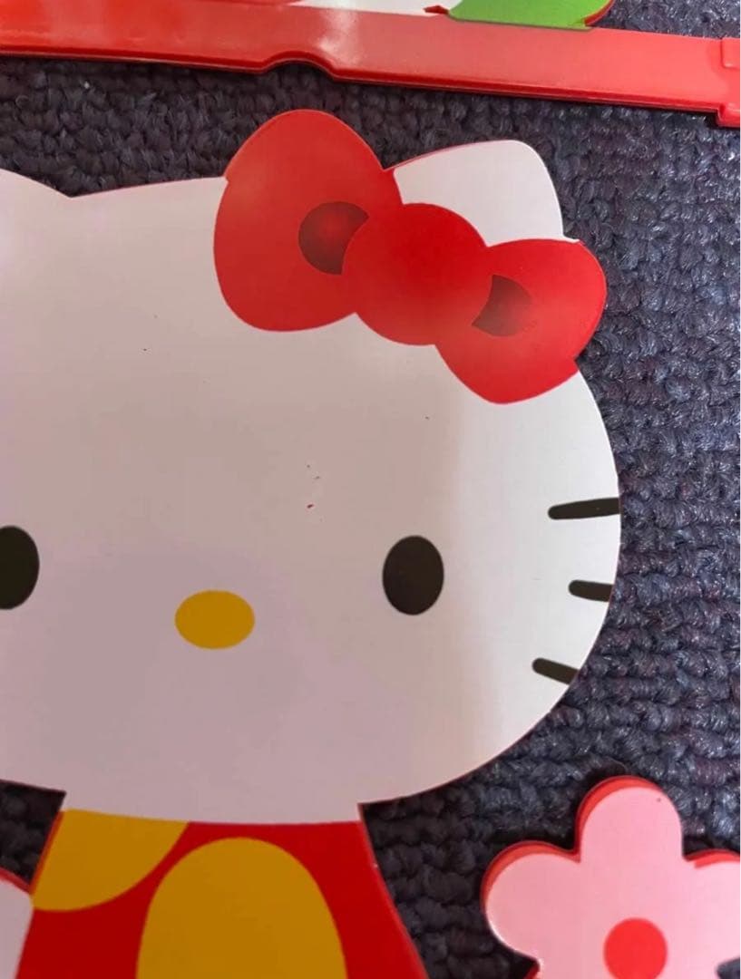 ハローキティ　サンリオ　レトロ　スタンド　収納　インテリア　CDスタンド　オタ活