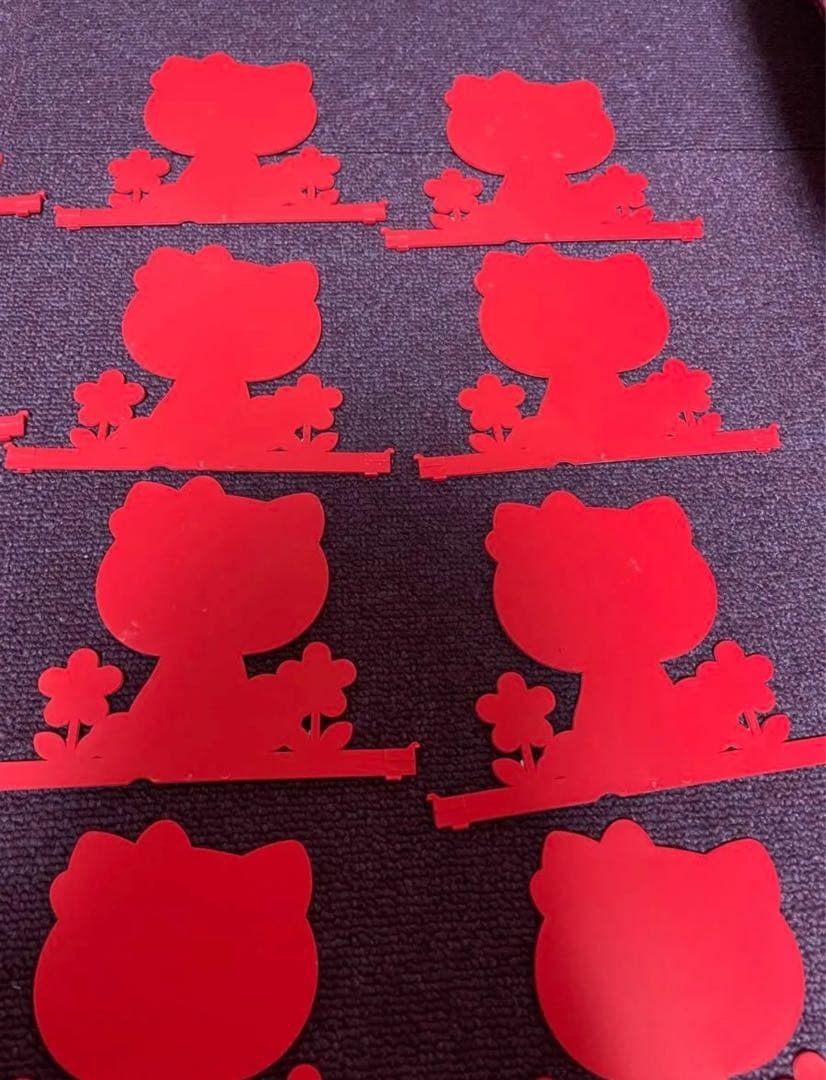 ハローキティ　サンリオ　レトロ　スタンド　収納　インテリア　CDスタンド　オタ活