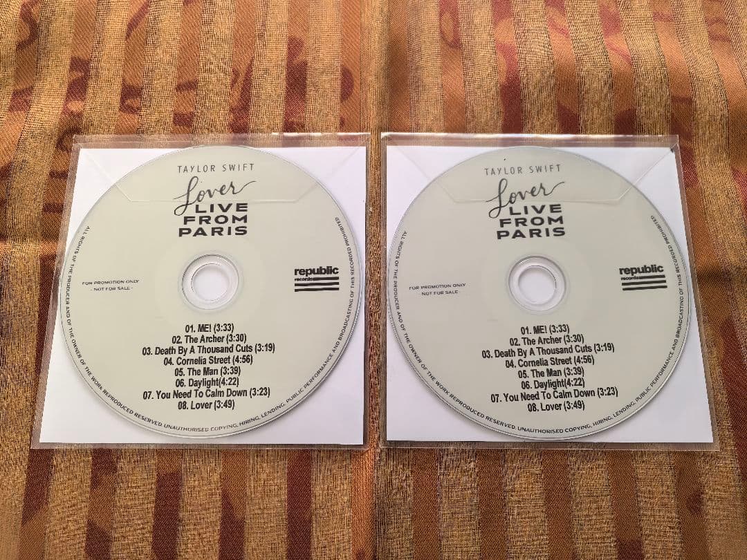 Taylor Swift Lover Live From Paris 2CDs②