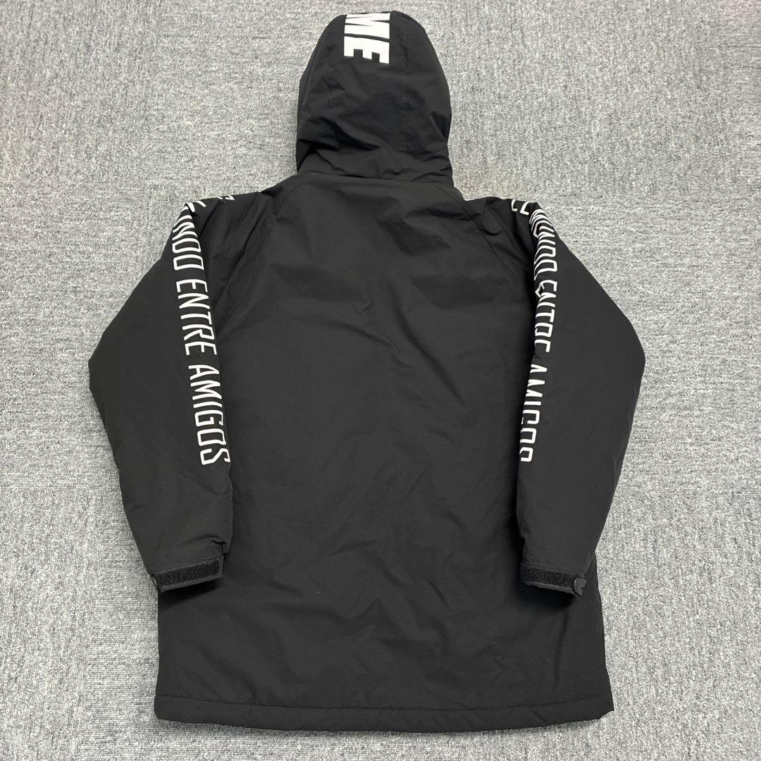 svolme発熱中綿ウォーマー上のみブラックLサイズ