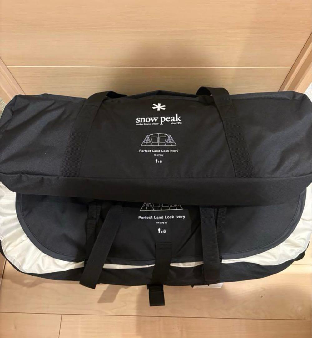 ②新品未使用品！スノーピーク　パーフェクトランドロック　アイボリー