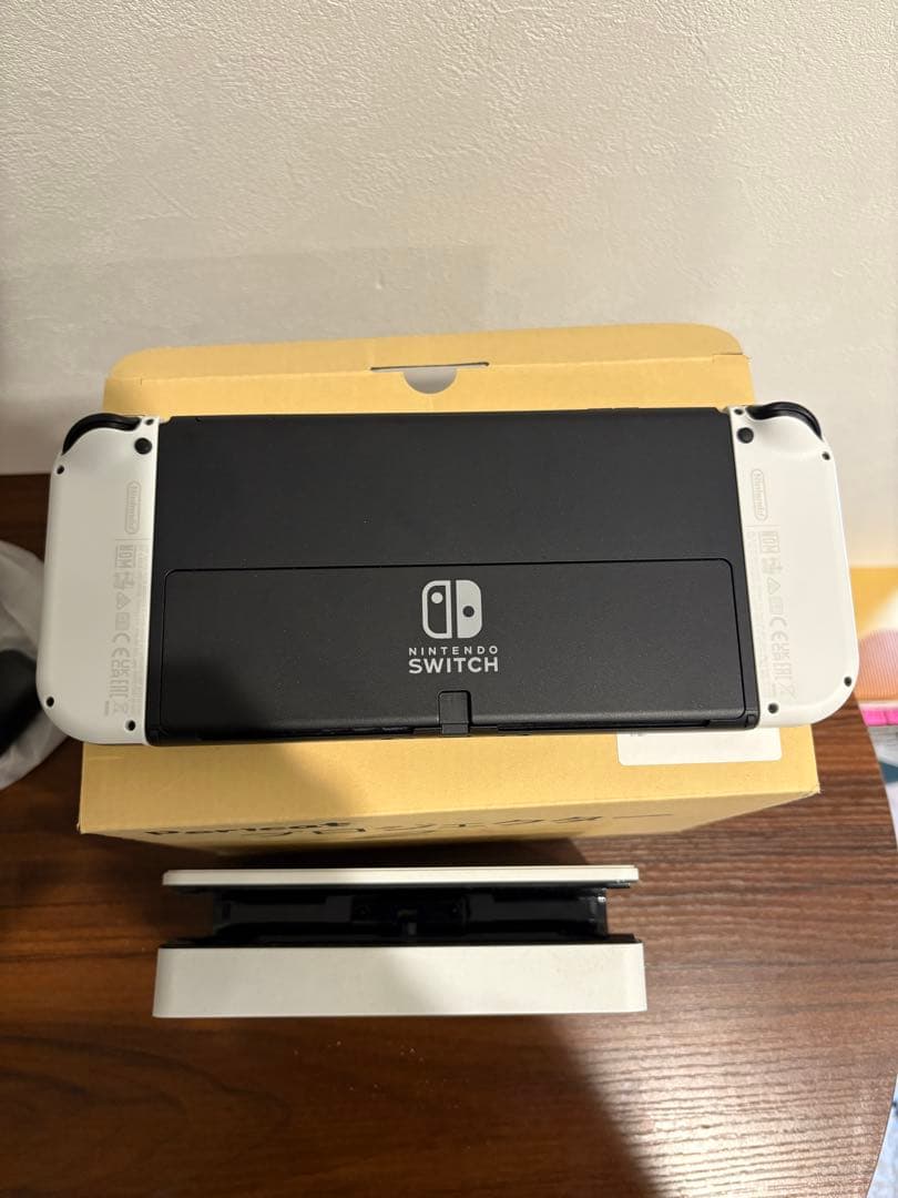 Nintendo Switch 有機ELモデル 本体 モニタカバー、カセット美品